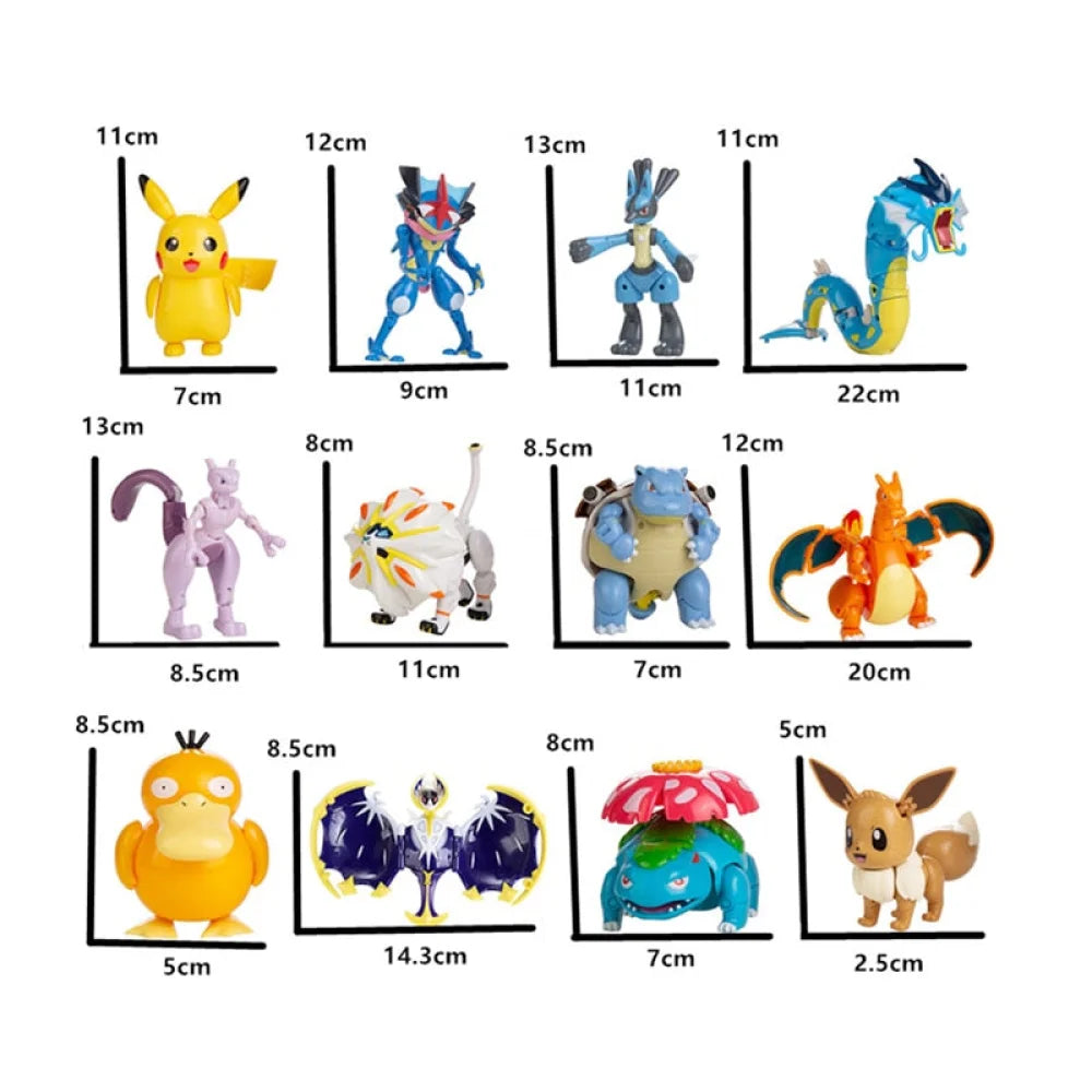 Pokemon - Pokeball Con Mini Action Figure Originale Takara Tomy