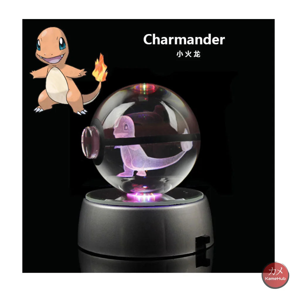 Pokemon - Pokeball In 3D Charmender Gadget