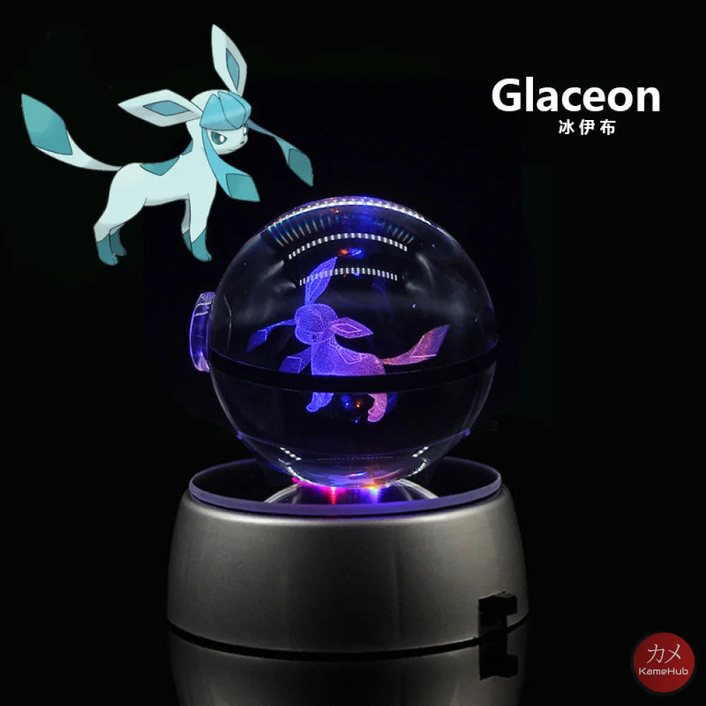 Pokemon - Pokeball In 3D Glaceon Gadget