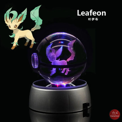 Pokemon - Pokeball In 3D Leafeon Gadget