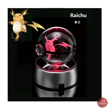 Pokemon - Pokeball In 3D Raichu Gadget