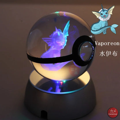 Pokemon - Pokeball In 3D Vaporeon Gadget