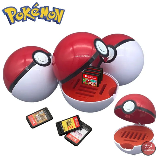 Pokemon - Pokeball Porta Giochi Per Nintendo Switch Gadget