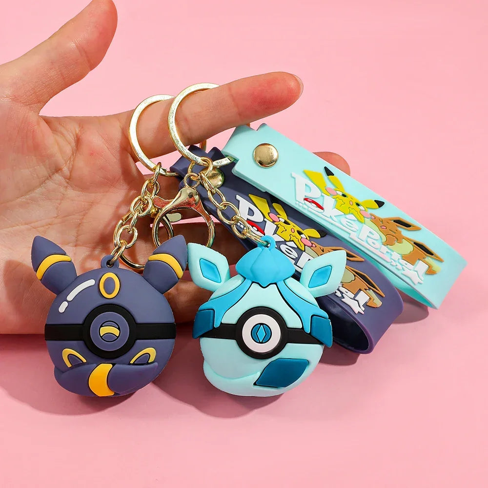 Pokemon - Portachiavi in Silicone Evoluzioni Eevee - Accessori