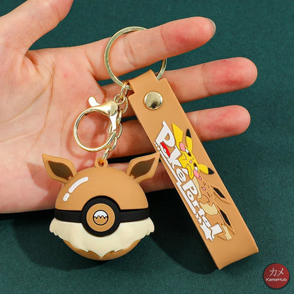 Pokemon - Portachiavi in Silicone Evoluzioni Eevee - Eevee - Accessori