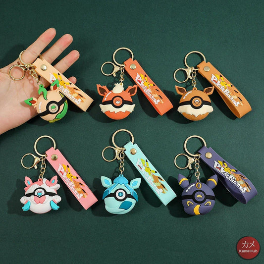 Pokemon - Portachiavi in Silicone Evoluzioni Eevee - Accessori