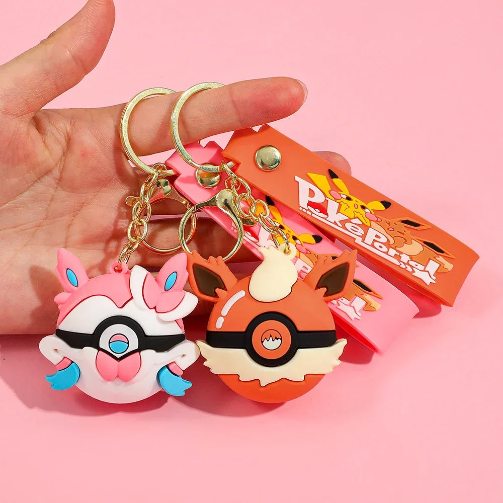 Pokemon - Portachiavi in Silicone Evoluzioni Eevee - Accessori
