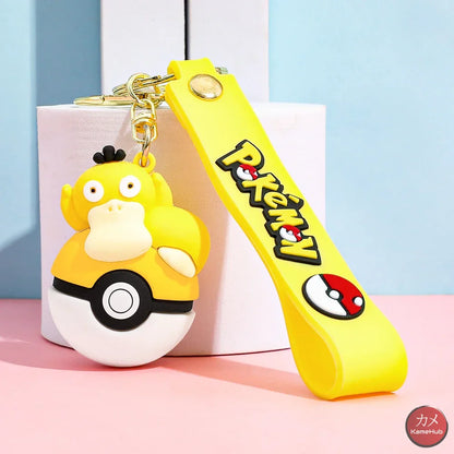 Pokemon - Portachiavi in Silicone - Psyduck - Accessori