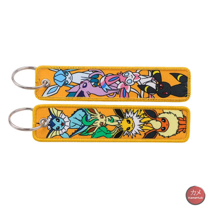 Pokemon - Portachiavi in Tessuto - Eevee Evolutions - Accessori