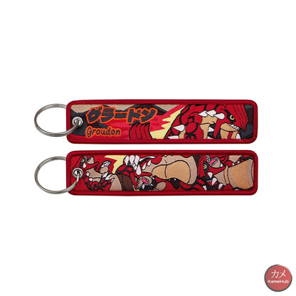Pokemon - Portachiavi in Tessuto - Groudon - Accessori