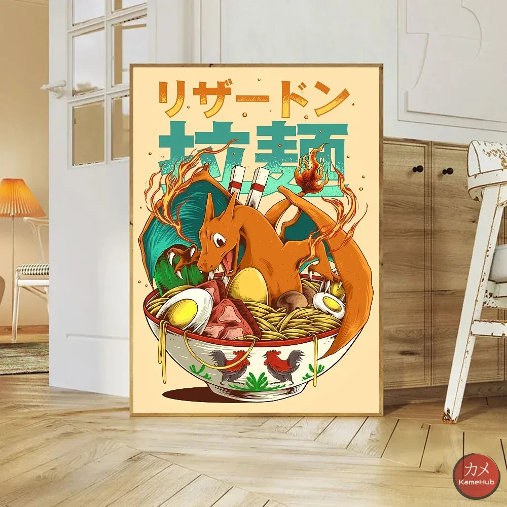 Pokémon - Poster Ramen Moderni - Charizard / S 20x30cm - Poster