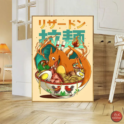 Pokémon - Poster Ramen Moderni - Charizard / S 20x30cm - Poster