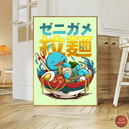 Pokémon - Poster Ramen Moderni - Squirtle / S 20x30cm - Poster