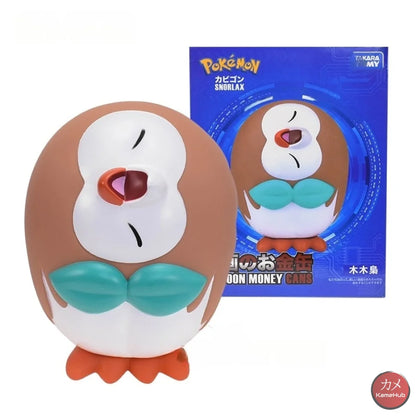 Pokemon - Snorlax & Rowlet Salvadanaio A 14Cm Gadget