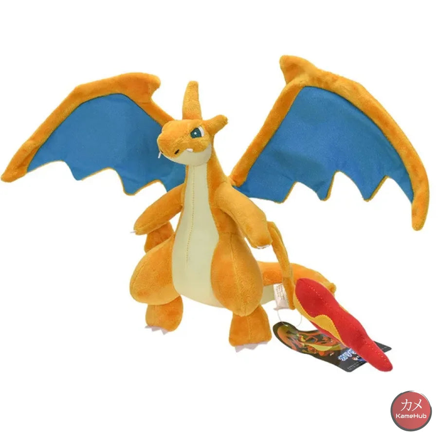 Pokémon Soft Plush Mega Charizard X/Y and Gigamax Charizard 23cm Mega Y