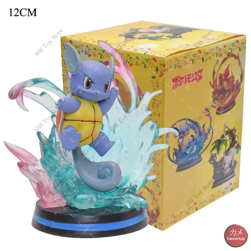 Pokemon - Vari Modelli Di Action Figure Wartortle 12Cm