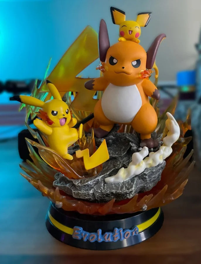 Pokemon - Varie Action Figure Con Luce Led