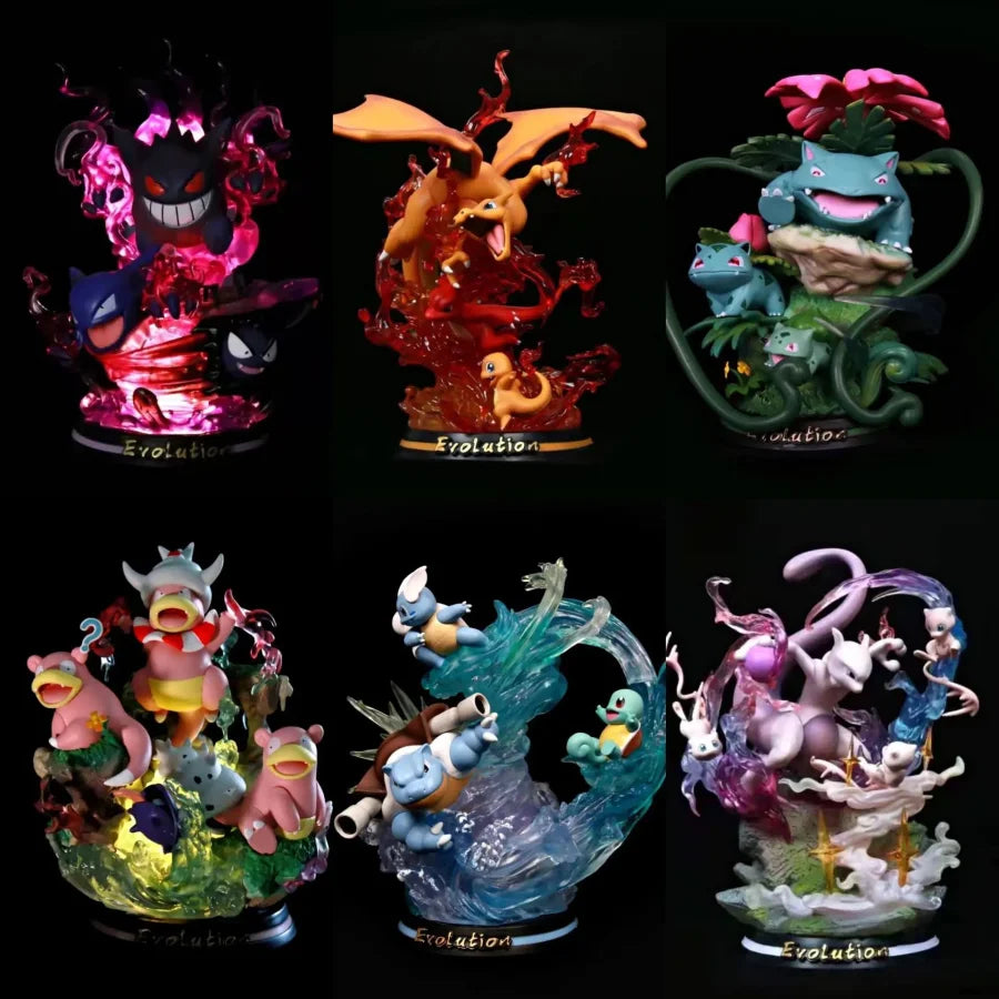 Pokemon - Varie Action Figure Con Luce Led