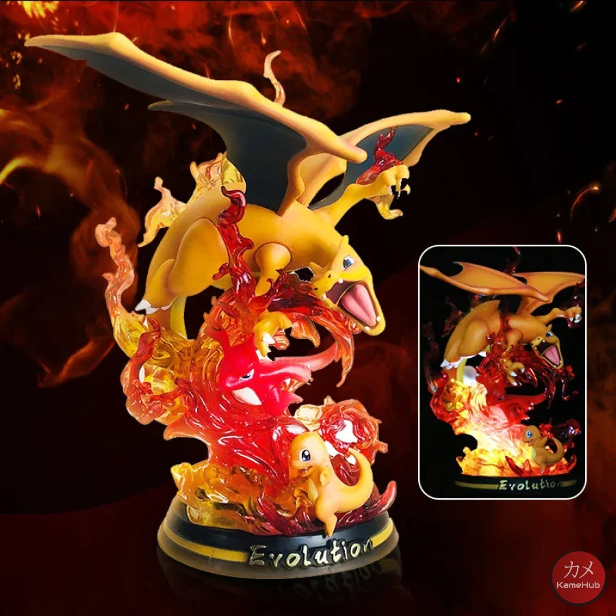 Pokemon - Varie Action Figure Con Luce Led Charizard 22.5Cm