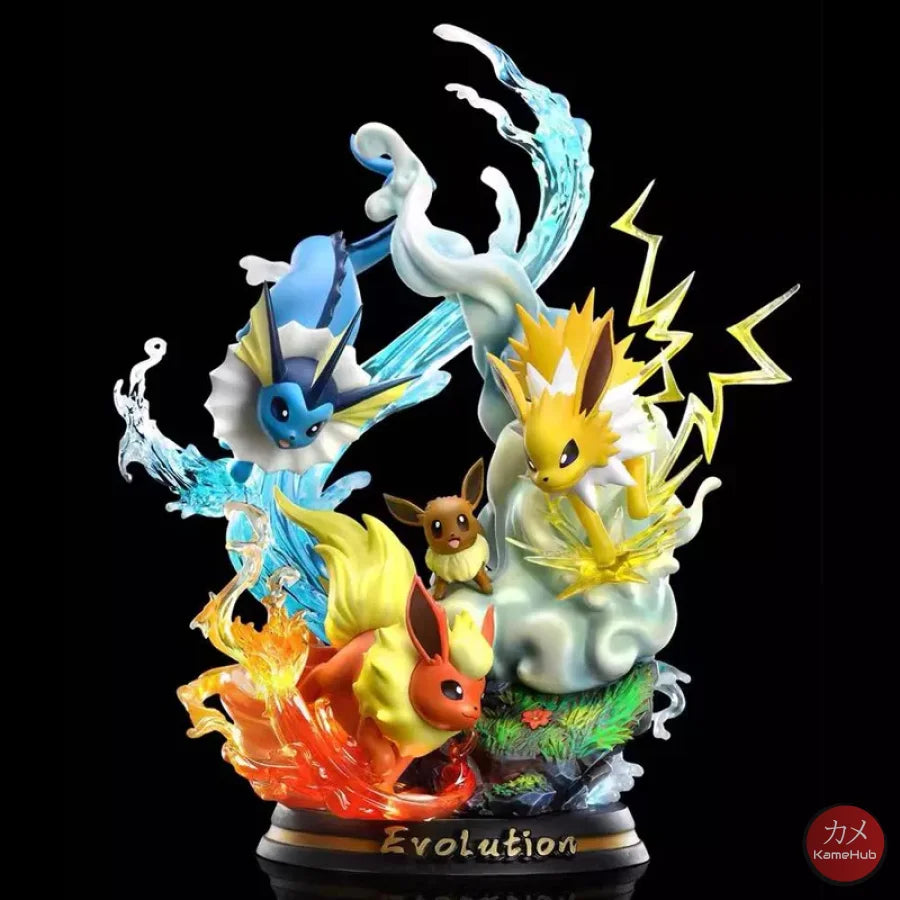 Pokemon - Varie Action Figure Con Luce Led Eevee Evoluzioni 26Cm