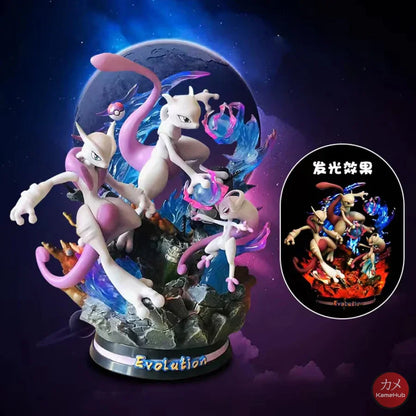 Pokemon - Varie Action Figure Con Luce Led Mewtwo Mega X-Y 24.5Cm