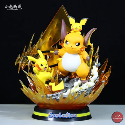 Pokemon - Varie Action Figure Con Luce Led Raichu 24Cm