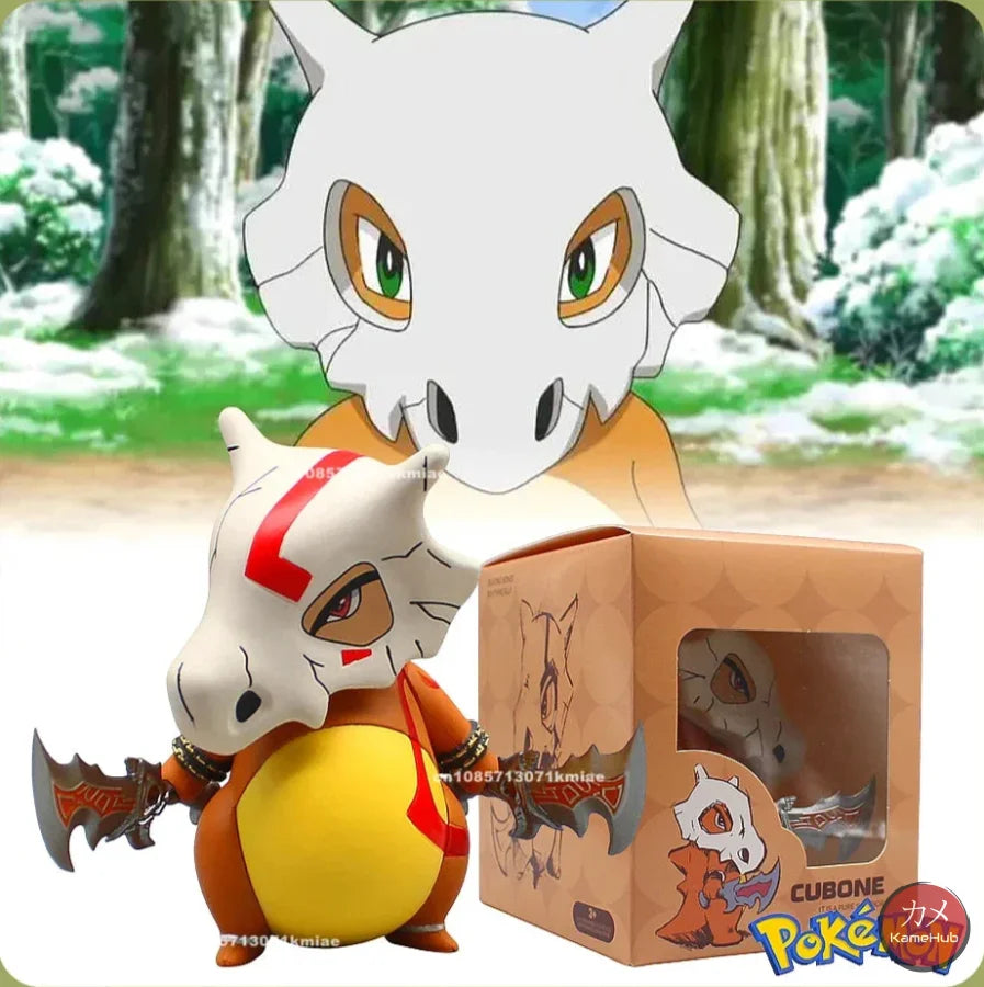 Pokemon X God Of War - Cubone Kratos Skin Action Figure