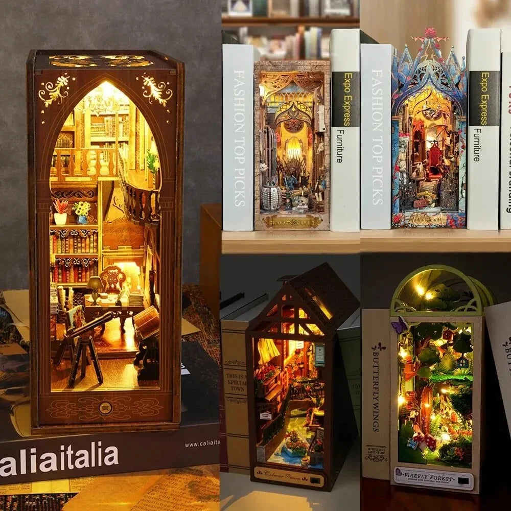 Puzzle Da Scaffale Fai Te 3D - Paesaggi In Miniatura Tutto Il Mondo Gadget