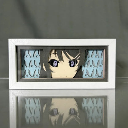 Rascal Does Not Dream Of Bunny Girl Senpai - Light Box 3D con Luce Led Gadget