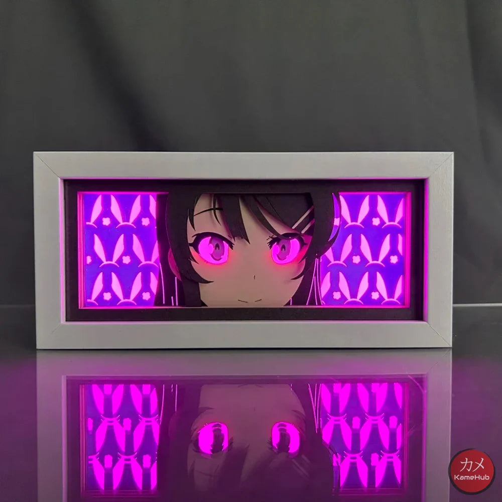 Rascal Does Not Dream Of Bunny Girl Senpai - Light Box 3D con Luce Led Sakurajima Mai / 1 Colore Predefinito Gadget