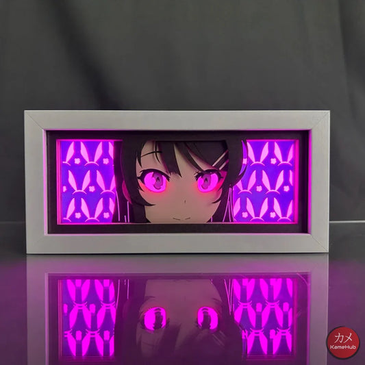 Rascal Does Not Dream Of Bunny Girl Senpai - Light Box 3D con Luce Led Sakurajima Mai / 1 Colore Predefinito Gadget