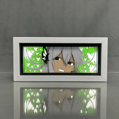 Re:Zero Starting Life in Another World - Echidna e Rem Light Box 3D con Luce Led Gadget