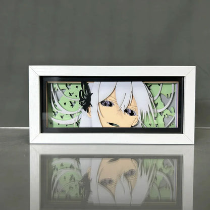 Re:Zero Starting Life in Another World - Echidna e Rem Light Box 3D con Luce Led Gadget