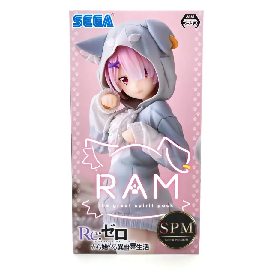 Re:zero Starting Life In Another World - Emilia Ram E Rem Originale Sega Super Premium Action Figure