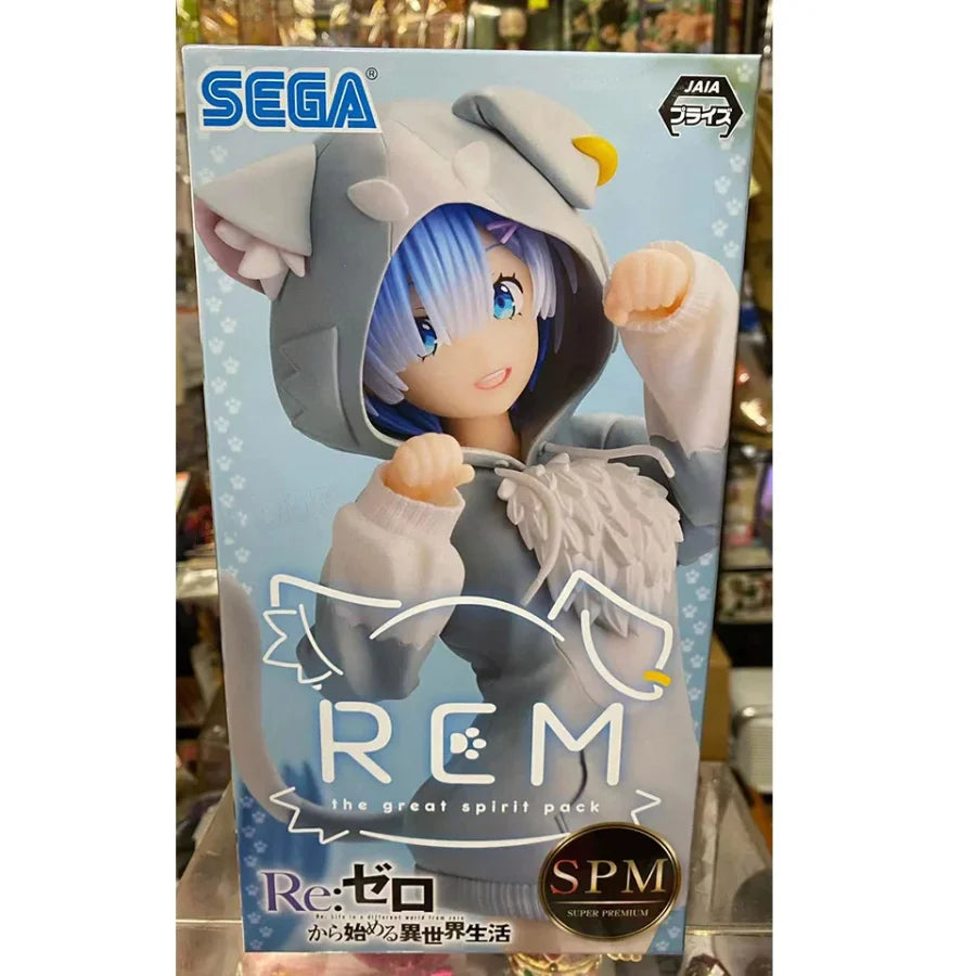 Re:zero Starting Life In Another World - Emilia Ram E Rem Originale Sega Super Premium Action Figure