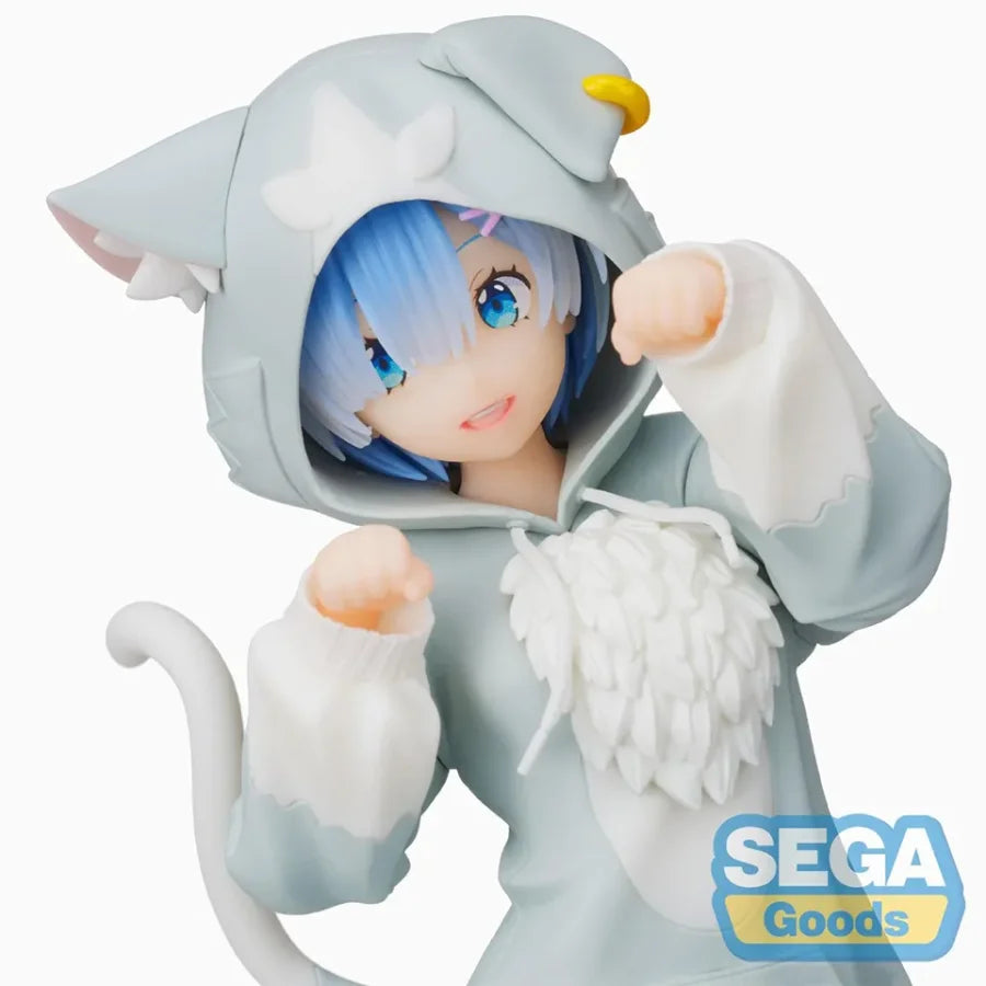 Re:zero Starting Life In Another World - Emilia Ram E Rem Originale Sega Super Premium Action Figure