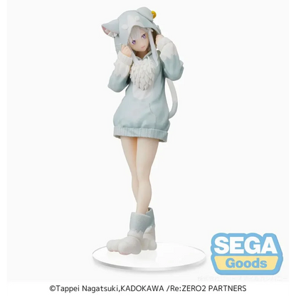 Re:zero Starting Life In Another World - Emilia Ram E Rem Originale Sega Super Premium Action Figure