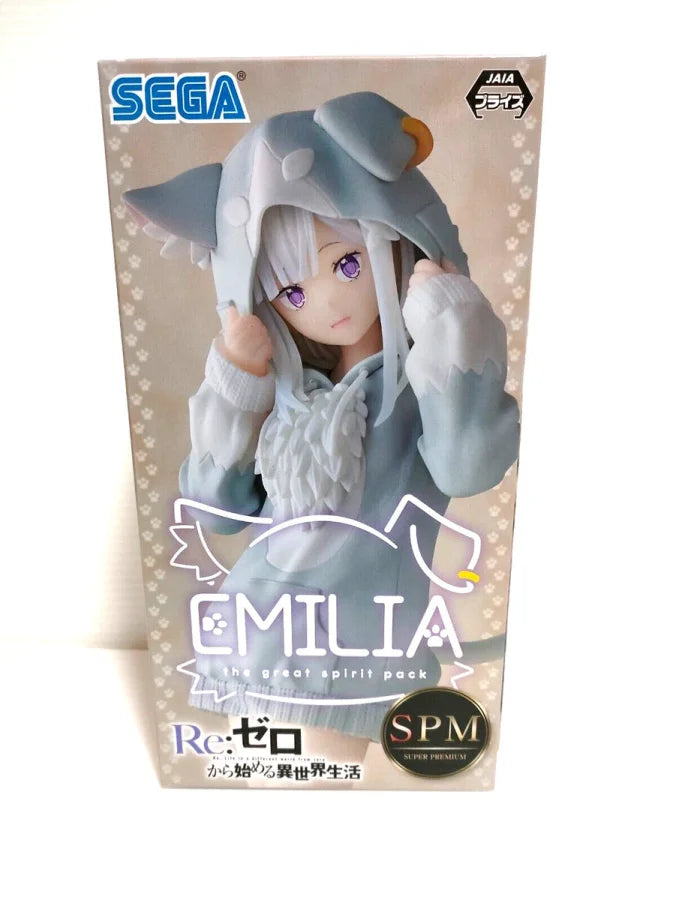 Re:zero Starting Life In Another World - Emilia Ram E Rem Originale Sega Super Premium Action Figure