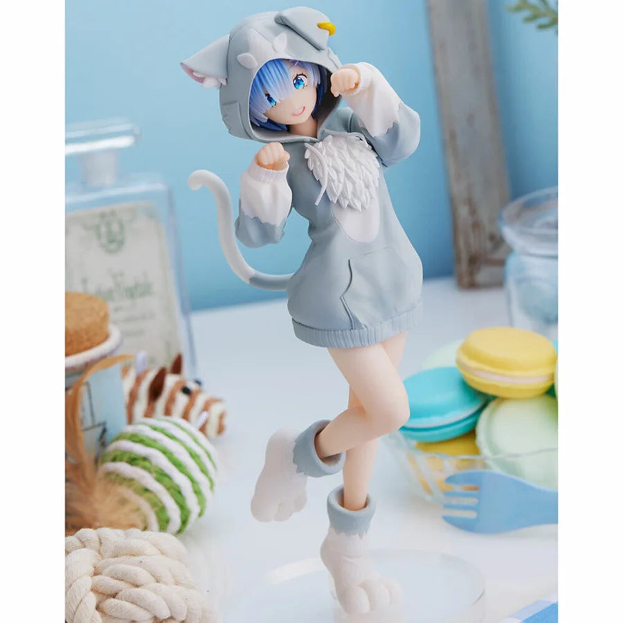 Re:zero Starting Life In Another World - Emilia Ram E Rem Originale Sega Super Premium Action Figure