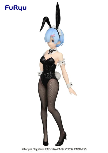 Re:zero Starting Life In Another World - Ram E Rem Bunny Girl Black Originale Furyu Action Figure