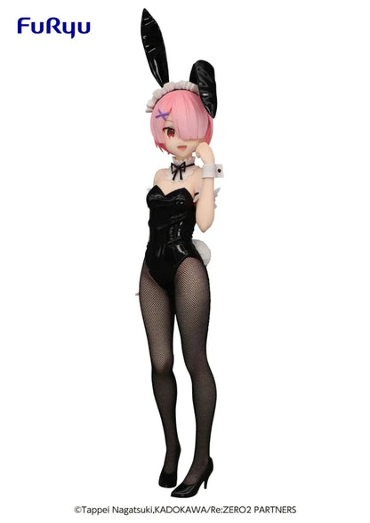 Re:zero Starting Life In Another World - Ram E Rem Bunny Girl Black Originale Furyu Action Figure