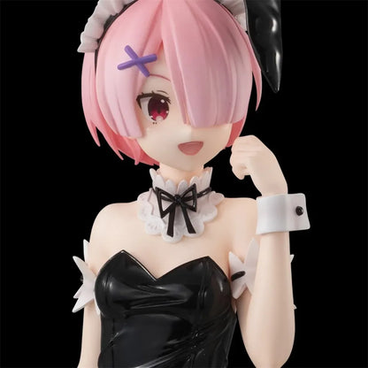 Re:zero Starting Life In Another World - Ram E Rem Bunny Girl Black Originale Furyu Action Figure