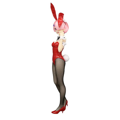 Re:zero Starting Life In Another World - Ram E Rem Bunny Girl Red Originale Furyu Action Figure