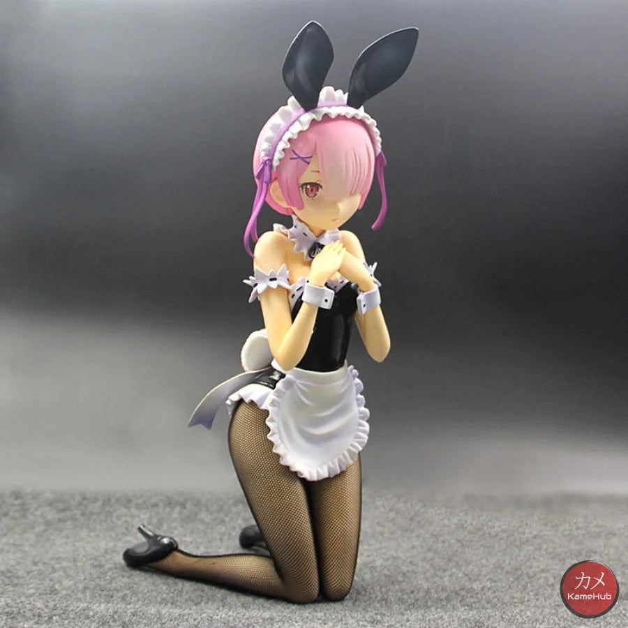 Re:zero Starting Life In Another World - Ram E Rem Bunny Maid Action Figure 30Cm