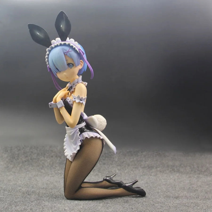 Re:zero Starting Life In Another World - Ram E Rem Bunny Maid Action Figure