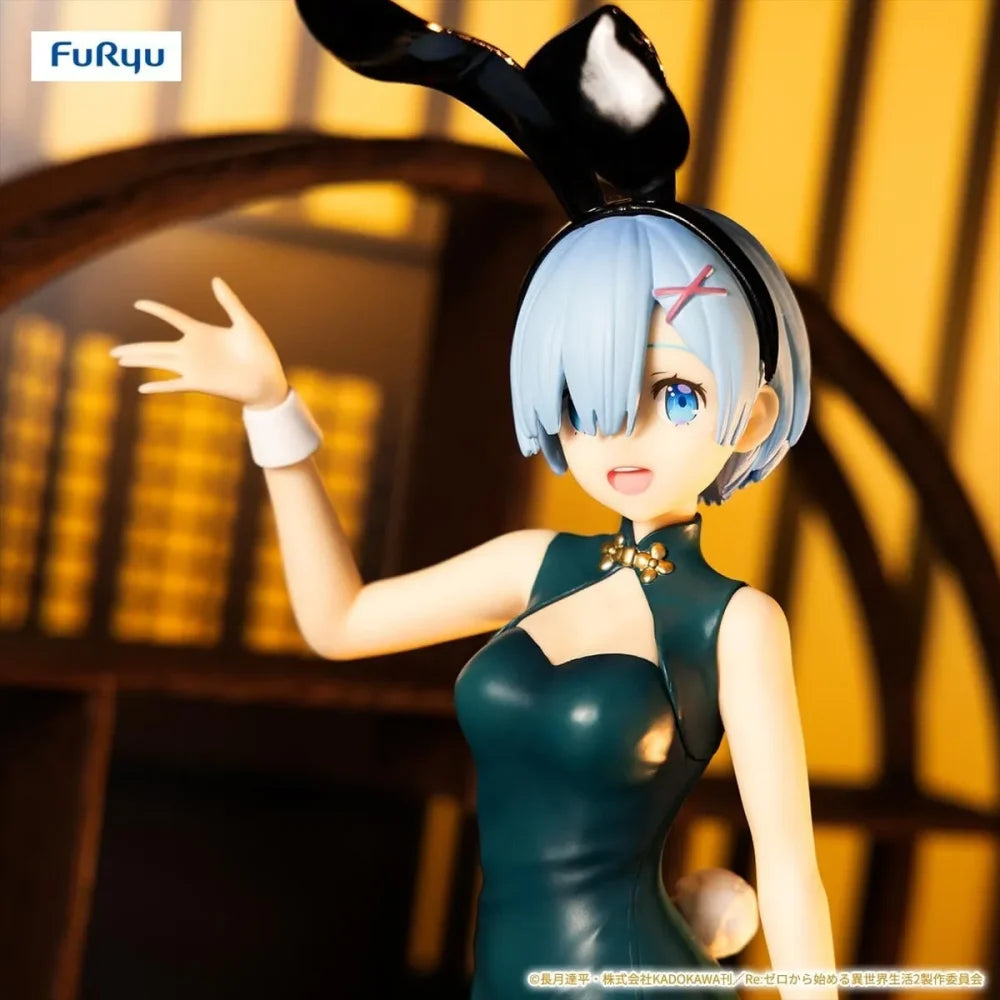 Re:zero Starting Life In Another World - Ram E Rem Chinese Bunny Girl Ii Originale Furyu Action