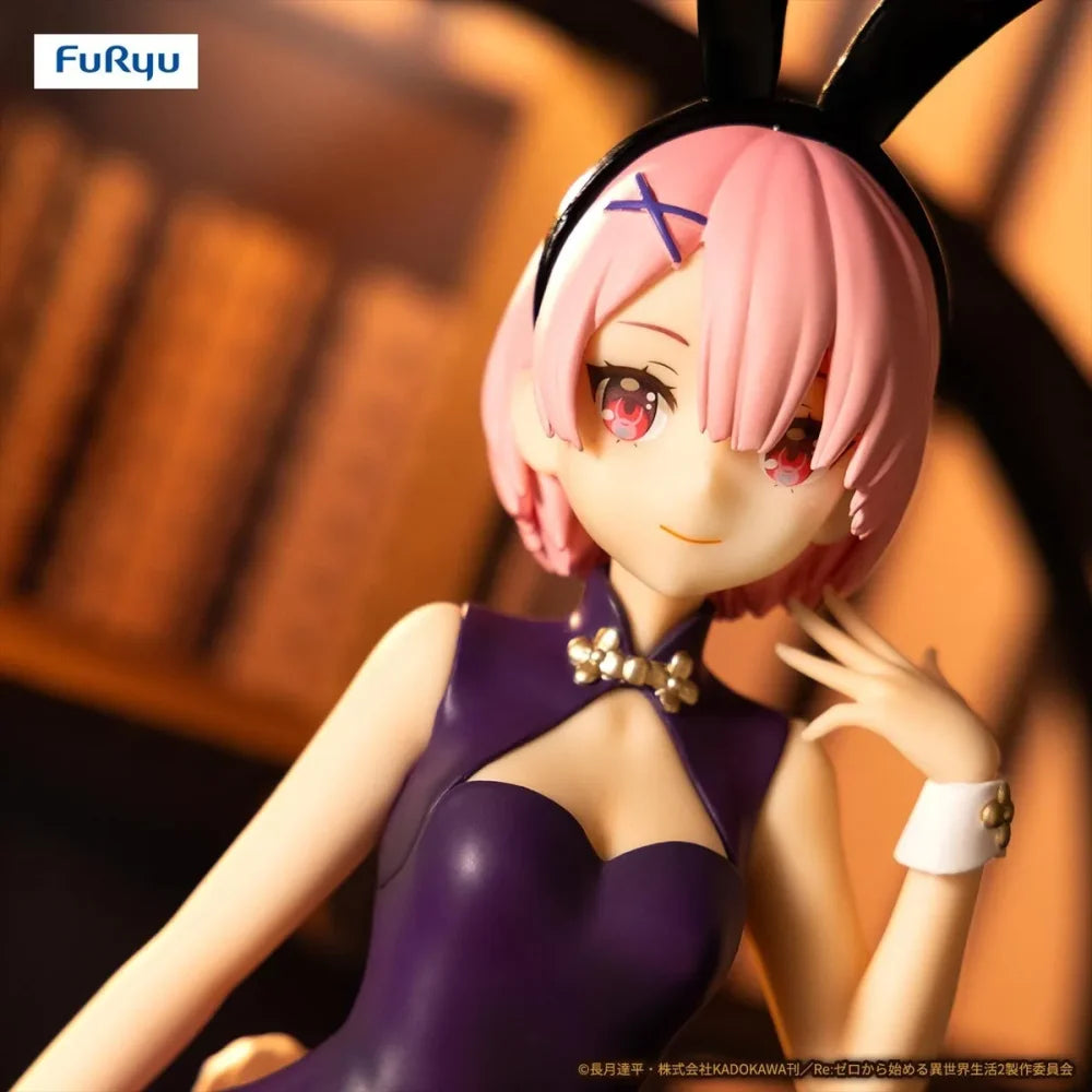 Re:zero Starting Life In Another World - Ram E Rem Chinese Bunny Girl Ii Originale Furyu Action