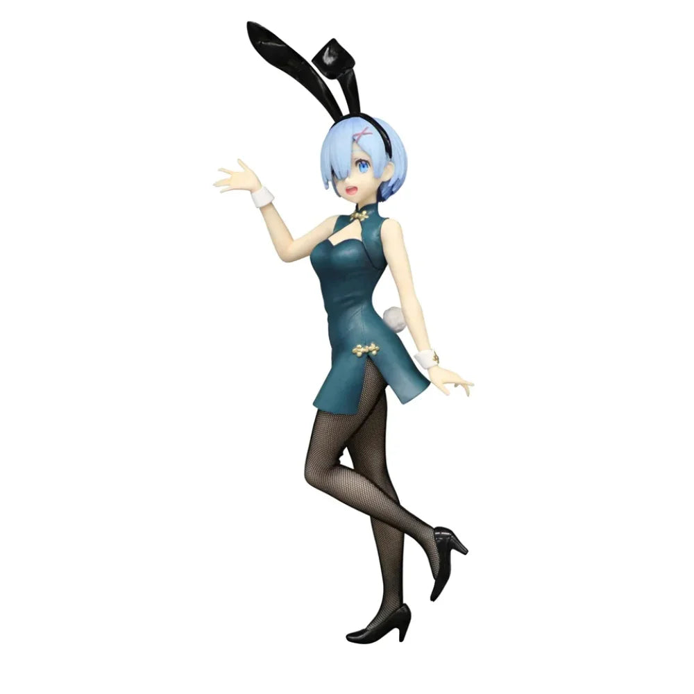 Re:zero Starting Life In Another World - Ram E Rem Chinese Bunny Girl Ii Originale Furyu Action