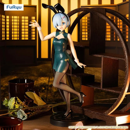 Re:zero Starting Life In Another World - Ram E Rem Chinese Bunny Girl Ii Originale Furyu Action
