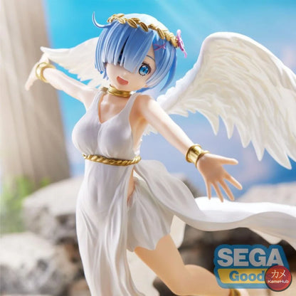 Re:zero Starting Life In Another World - Rem Angelo Originale Sega Luminasta Action Figure